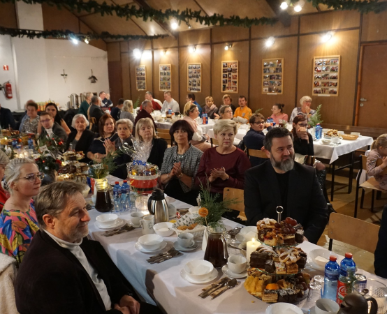 Spotkanie opłatkowe w Fundacji im. Brata Alberta w Trzebini