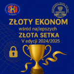 ZŁOTY EKONOM WŚRÓD 100 NAJLEPSZYCH SZKÓŁ W POLSCE!