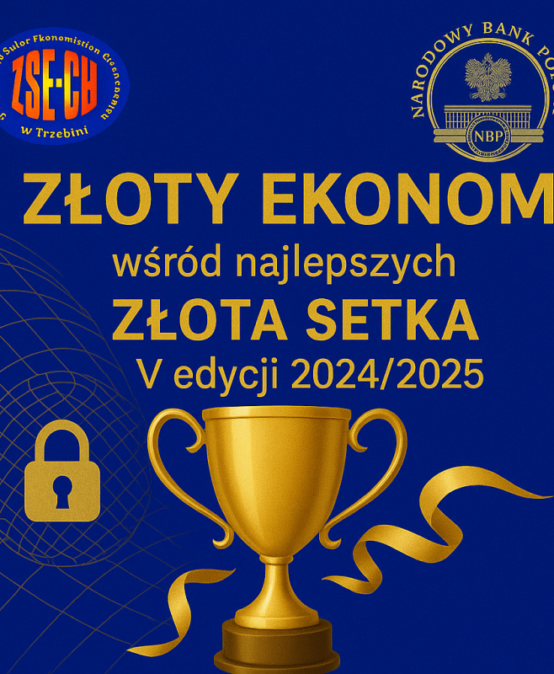 ZŁOTY EKONOM WŚRÓD 100 NAJLEPSZYCH SZKÓŁ W POLSCE!