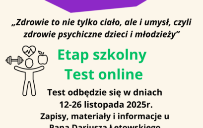 Olimpiada Zdrowia razem z Polskim Czerwonym Krzyżem Olimpiada Zdrowia razem z Polskim Czerwonym Krzyżem