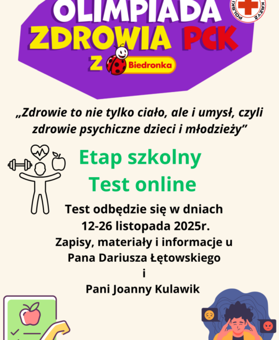 Olimpiada Zdrowia razem z Polskim Czerwonym Krzyżem
