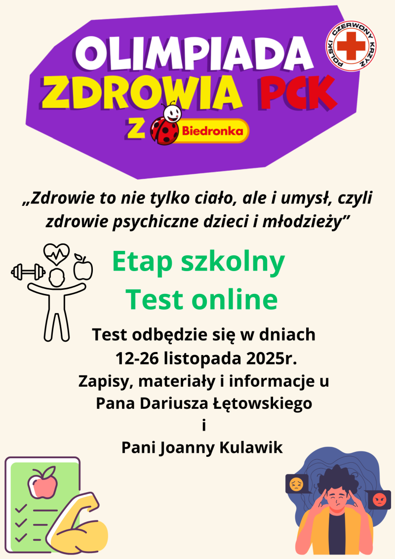 Olimpiada Zdrowia razem z Polskim Czerwonym Krzyżem