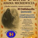 „Głucho wszędzie, cicho wszędzie…” Dziady Adama Mickiewicza
