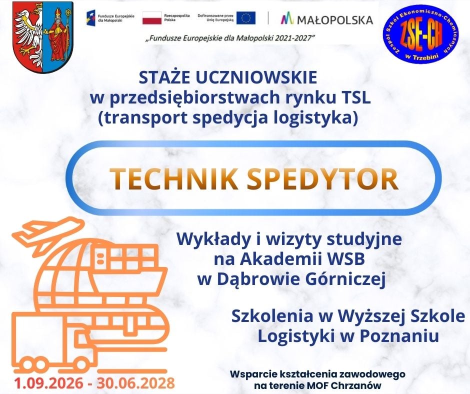 Staże uczniowskie, wykłady i wizyty studyjne