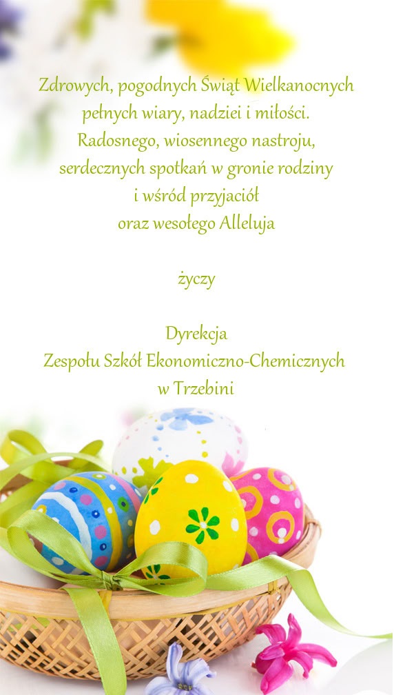 Życzenia Wielkanocne – 2026 r.