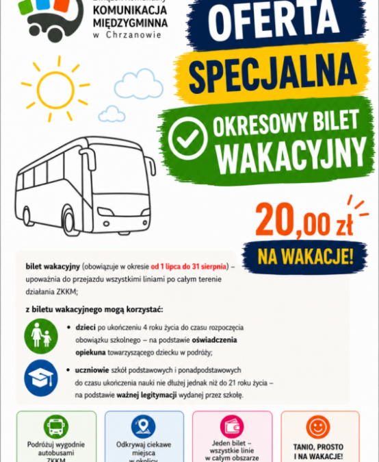 Okresowy bilet wakacyjny