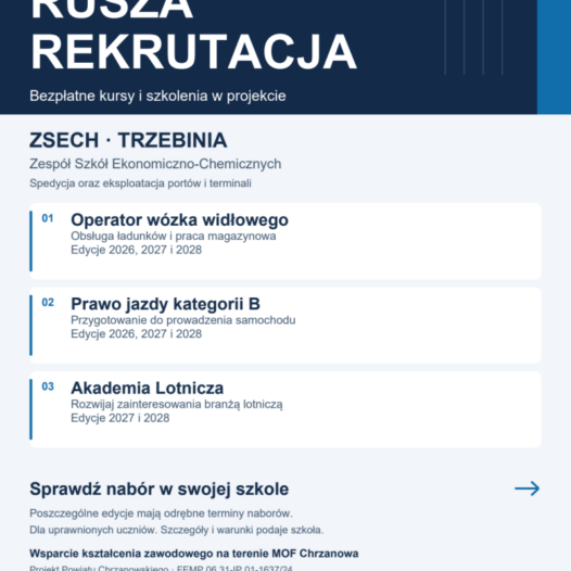 Rusza rekrutacja na kursy i szkolenia 